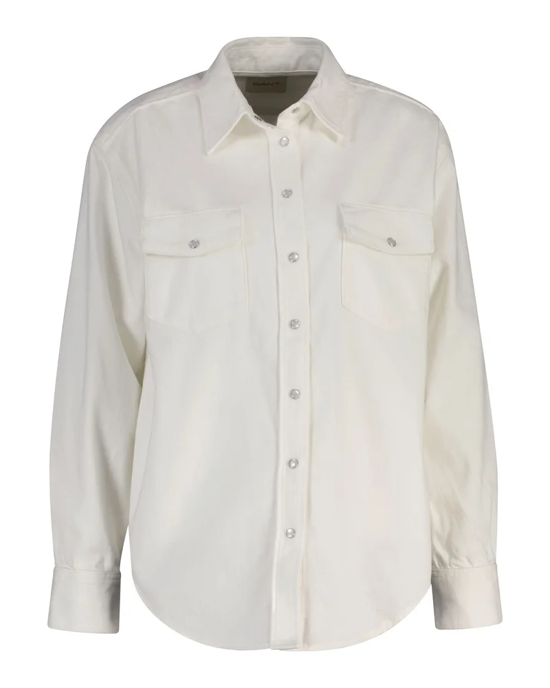 Gant Relaxed Pocket Denim Ls Shirt